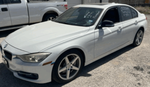 white bmw