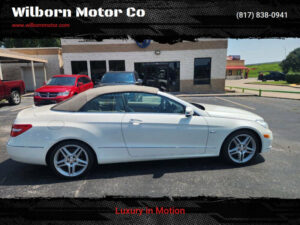 2012 Mercedes white convertible