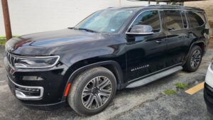 2022 Jeep Wagoneer black in color 